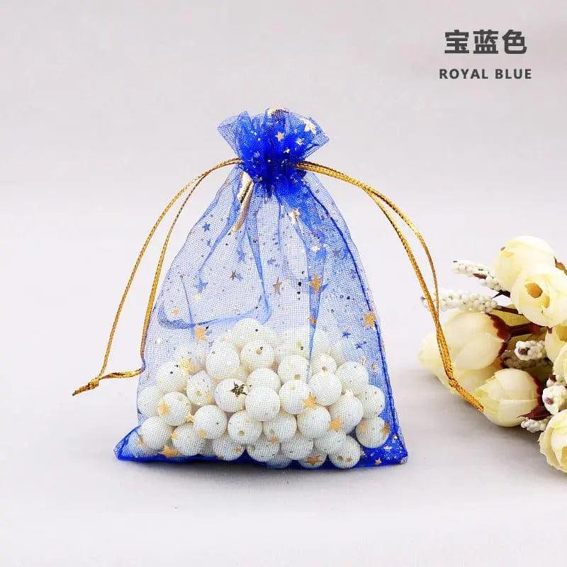 MR010 100 Pcs 3.5*4.7 Inches Moon Star Candy Bags, Ramadan Gift Bags. - Mariam's Collection