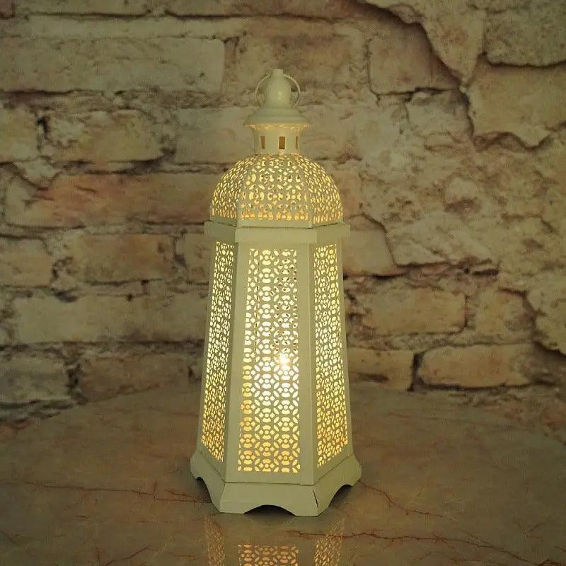 MR025 Gold Candle Holders Candlestick Home Decoration, Moroccan candle holder retro - Mariam's Collection