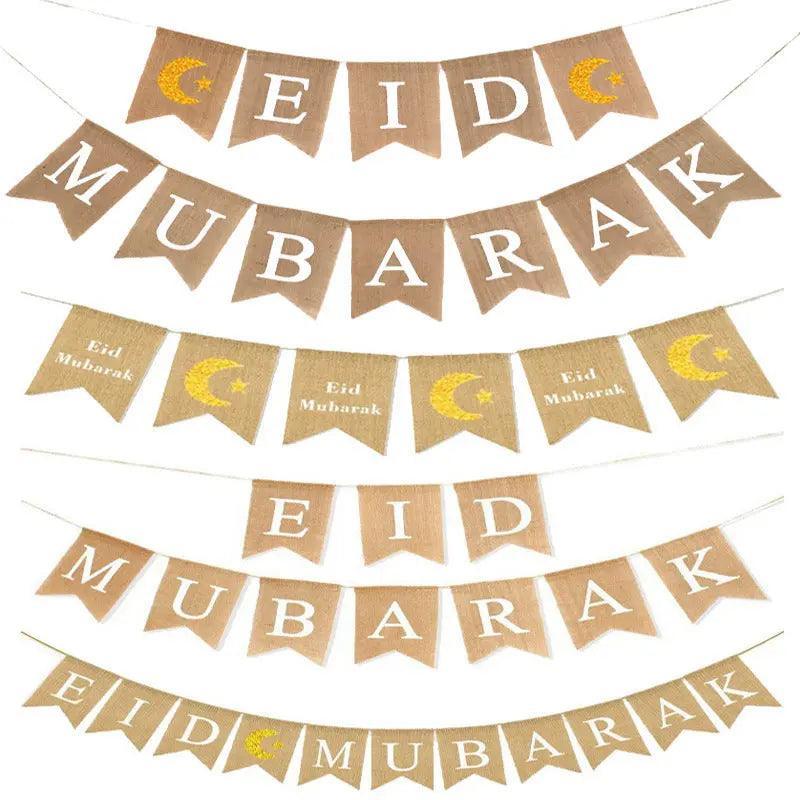 MR026 EID MUBARAK Party Decorative Banner - Mariam's Collection