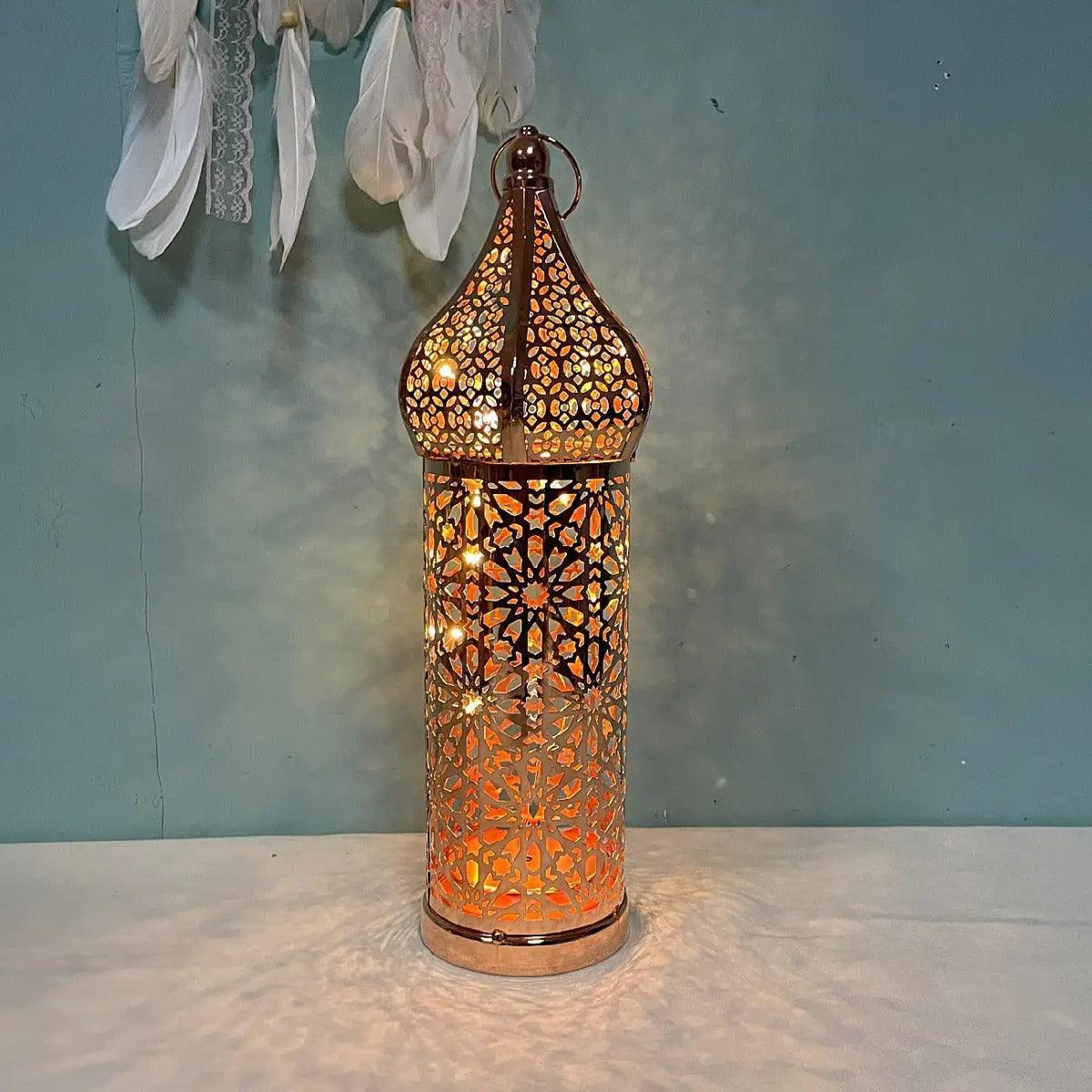 MR028 Ramadan Iron Led Wind Lamp - Mariam's Collection