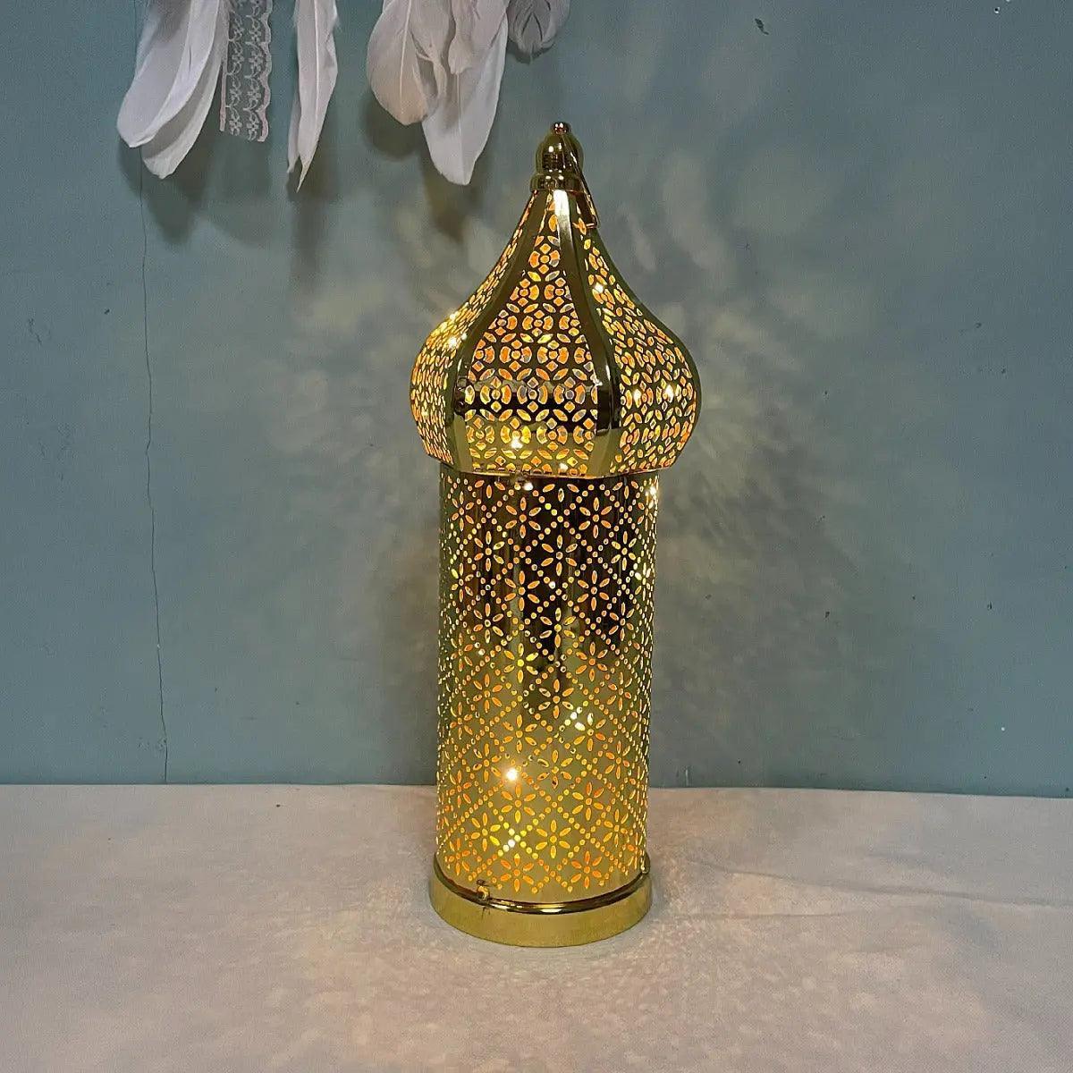 MR028 Ramadan Iron Led Wind Lamp - Mariam's Collection