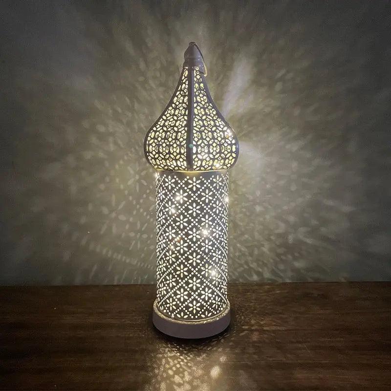 MR028 Ramadan Iron Led Wind Lamp - Mariam's Collection