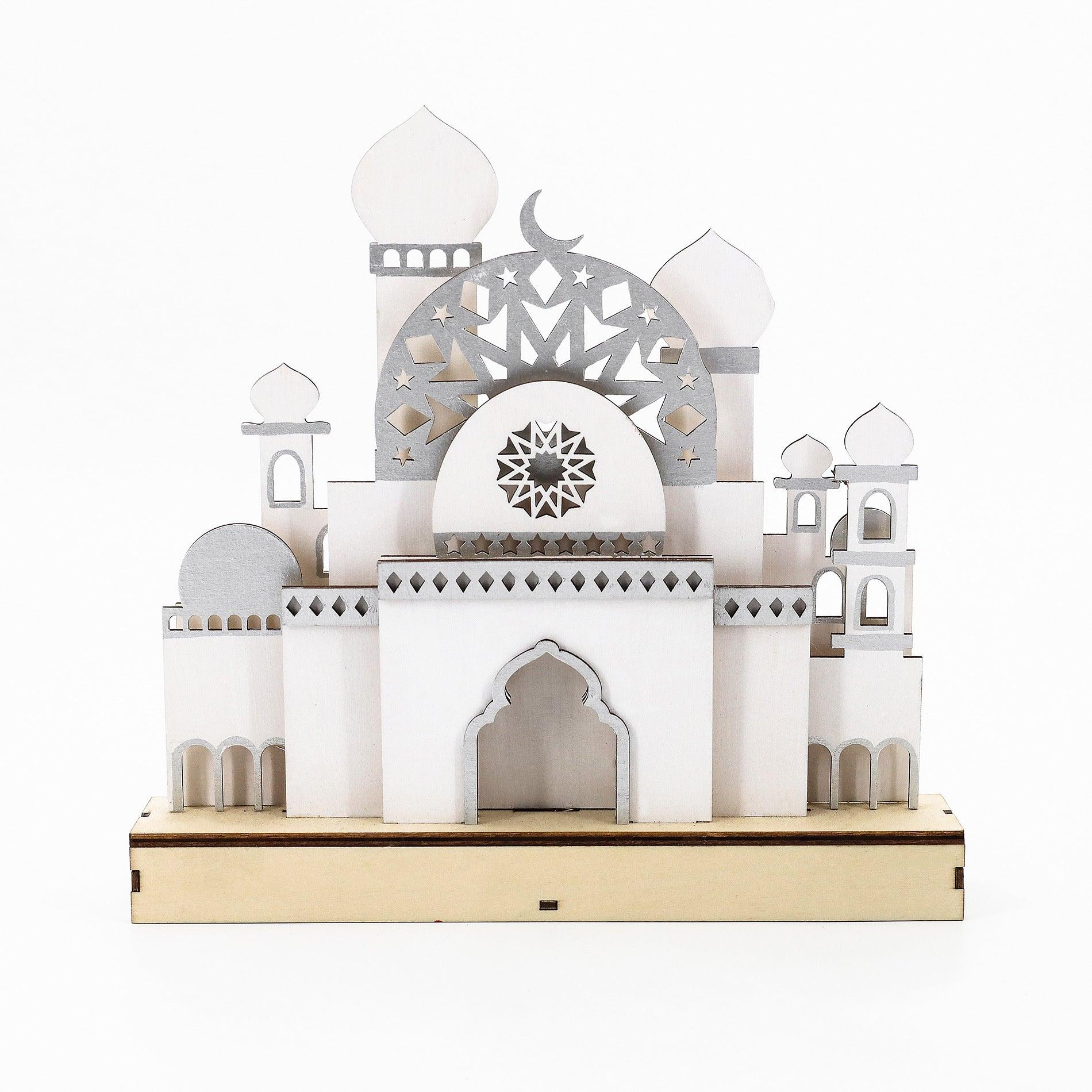 MR059 Wooden LED MASJID Shape Atmosphere Light - Mariam's Collection