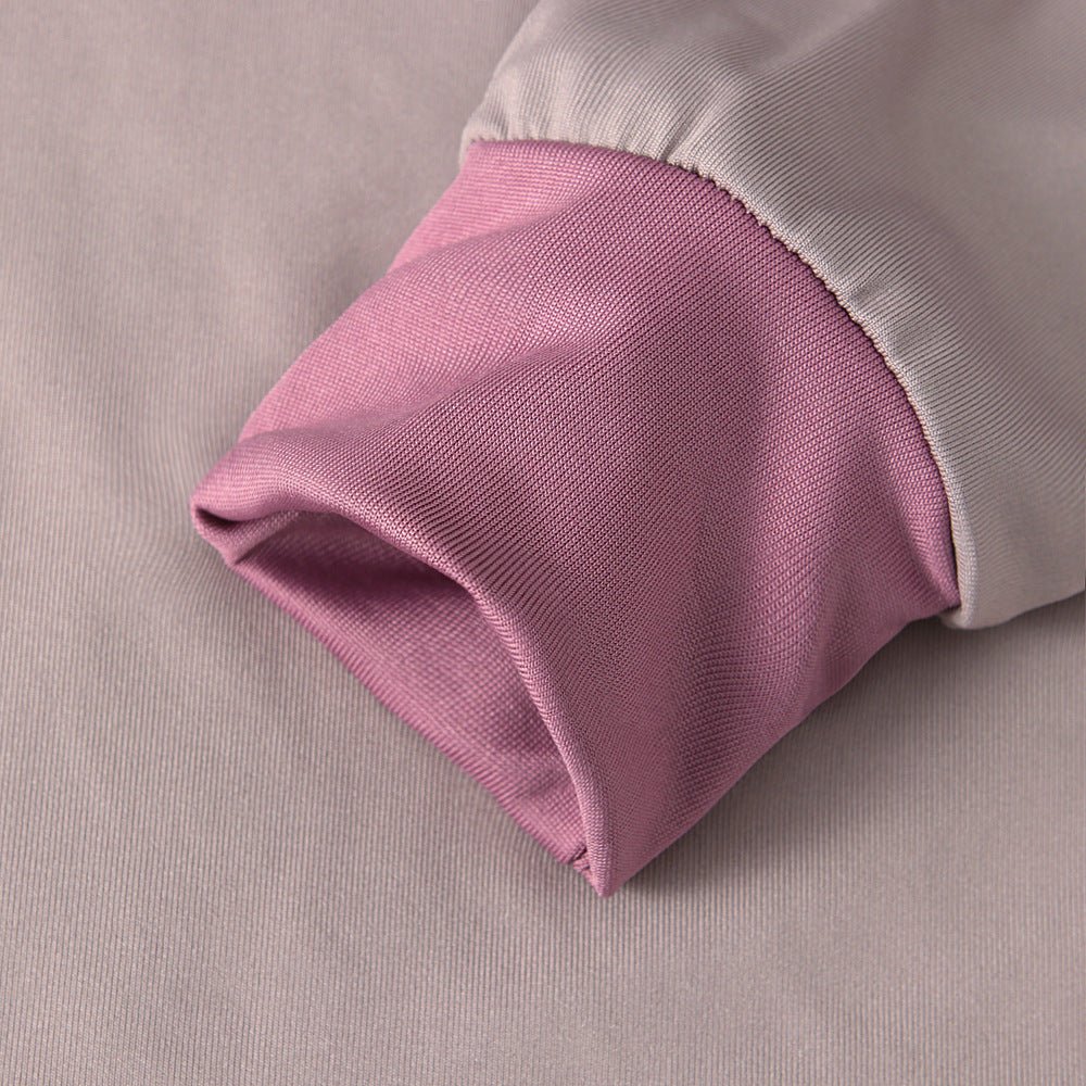 Muslim Girls Dress & Bow Hijab Set with Ruffle Trim (MKG026) - Mariam's Collection