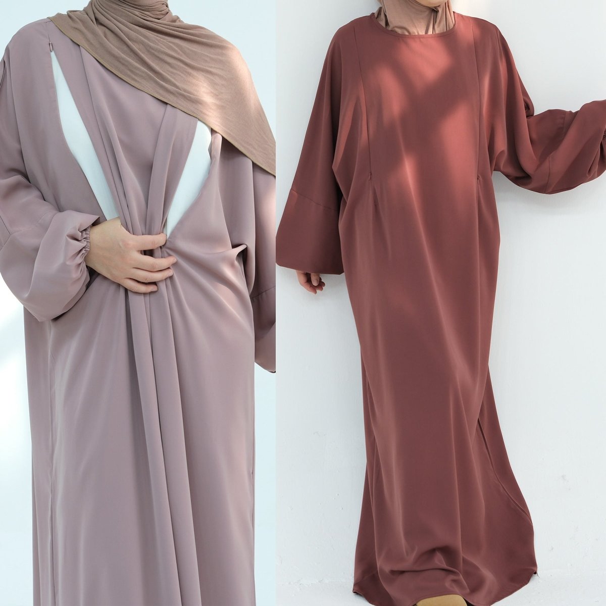 Nida Fabric Nursing Abaya(MA387) - Mariam's Collection