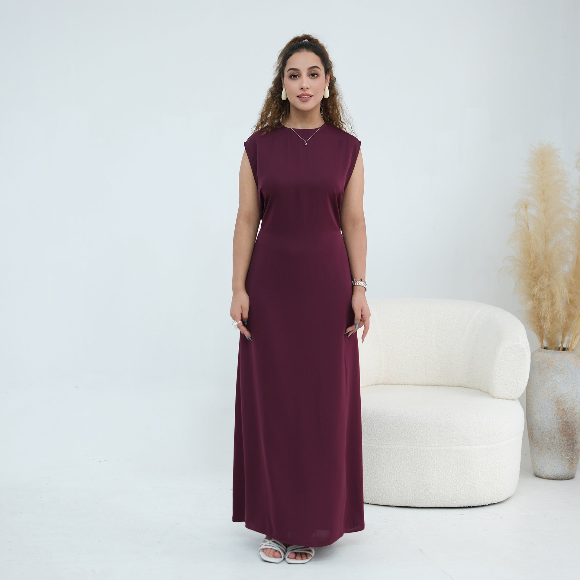Nida Open Abaya & Hijab Set(MOA344) - Mariam's Collection