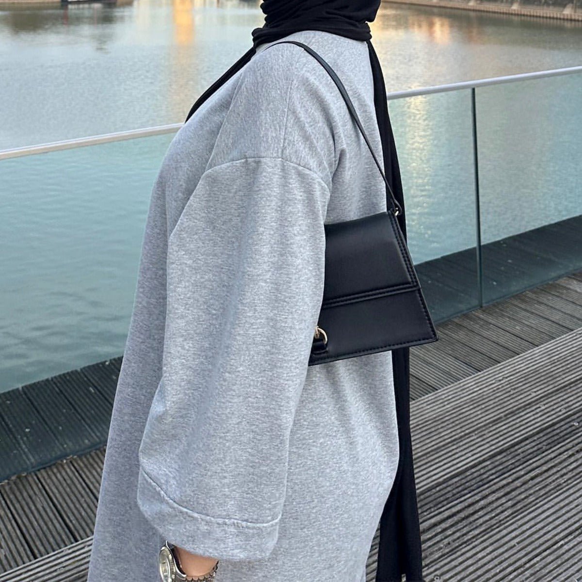 Oversized Casual Maxi Dress Abaya(MA281) - Mariam's Collection
