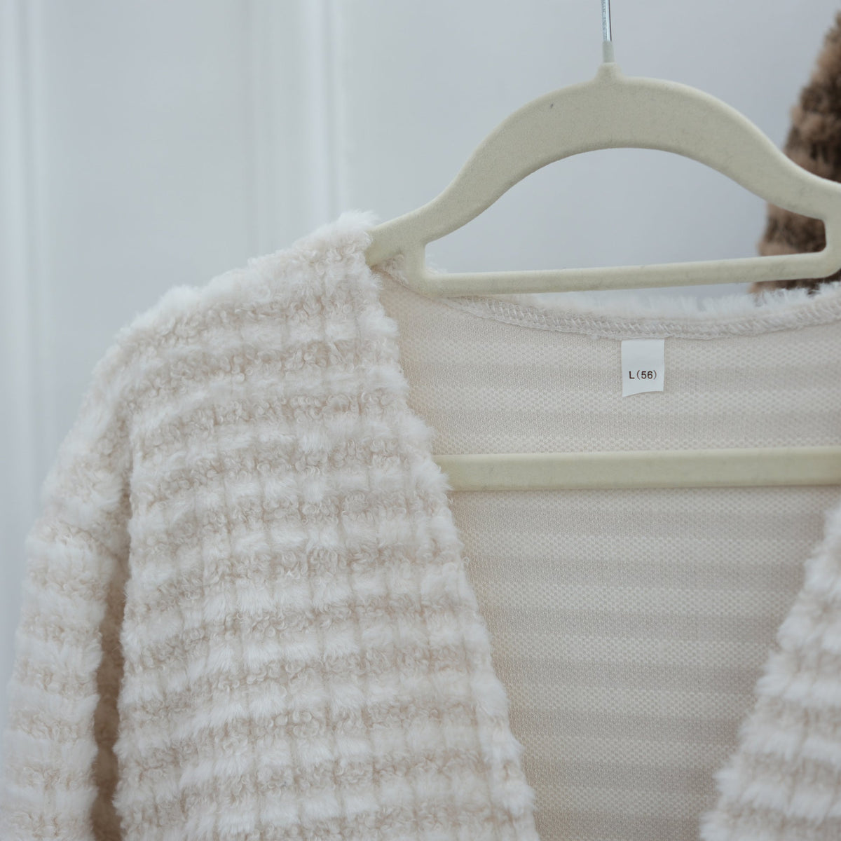 Oversized Fuzzy Knit Maxi Cardigan(MOA350) - Mariam's Collection