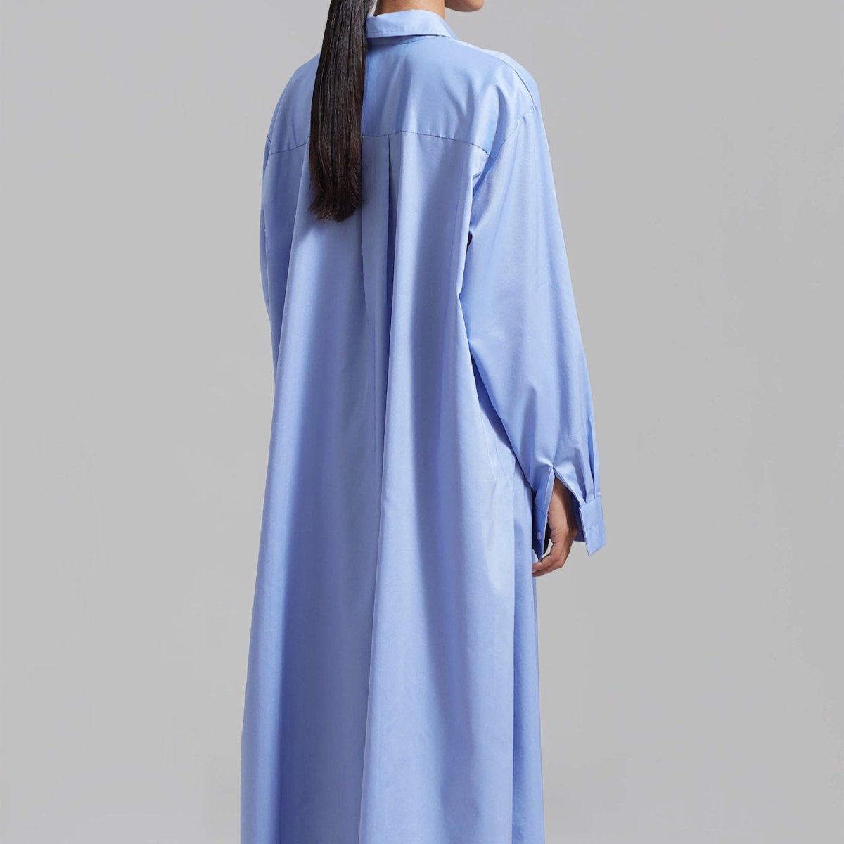 Oversized Shirt Dress with Side Slits(MS332) - Mariam's Collection