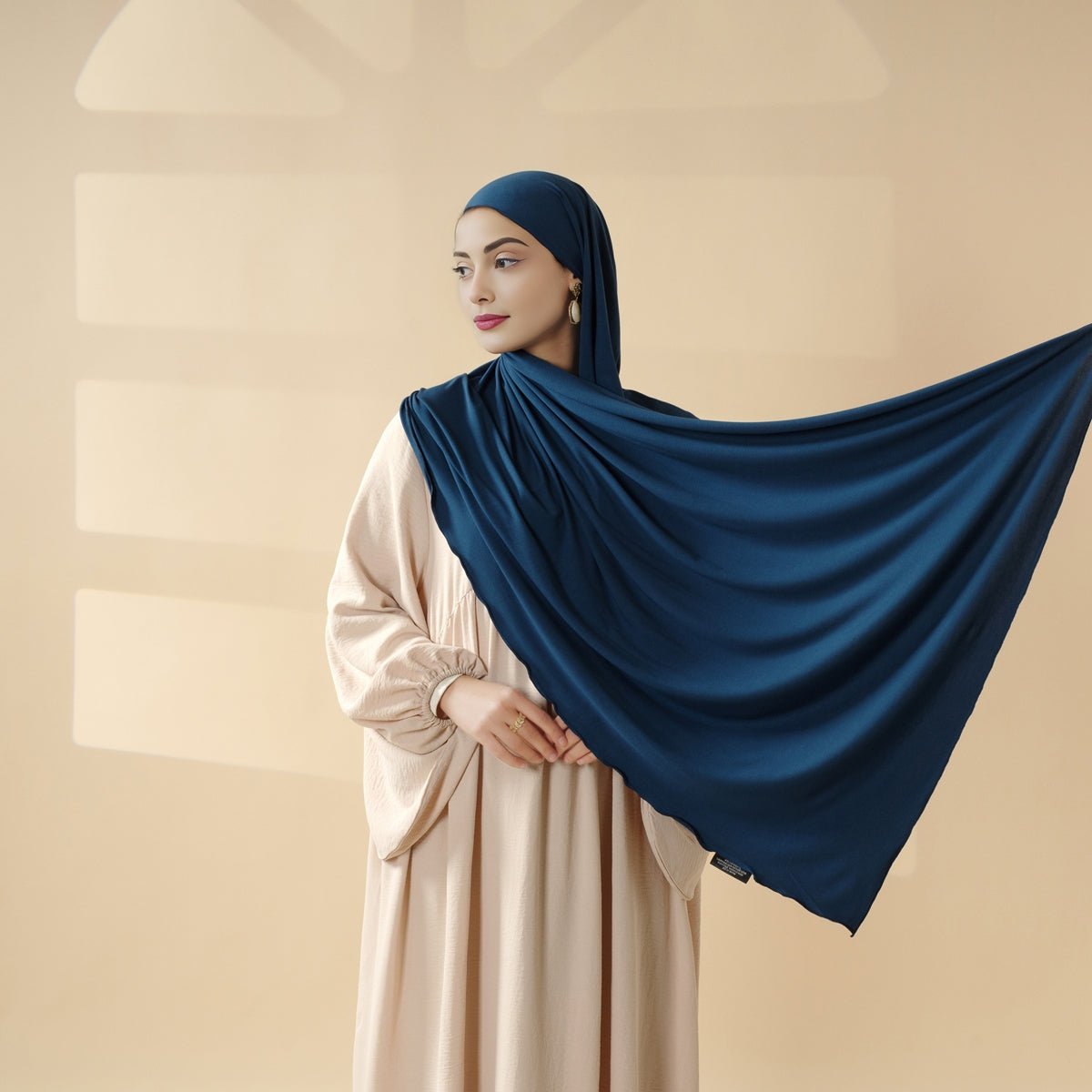 🎁 Perfect Hijab for Eid: Premium Modal Jersey Long Scarf – Soft, Breathable & Elegant in 8 Colors Shawl (MH105) (100% off) - Mariam's Collection