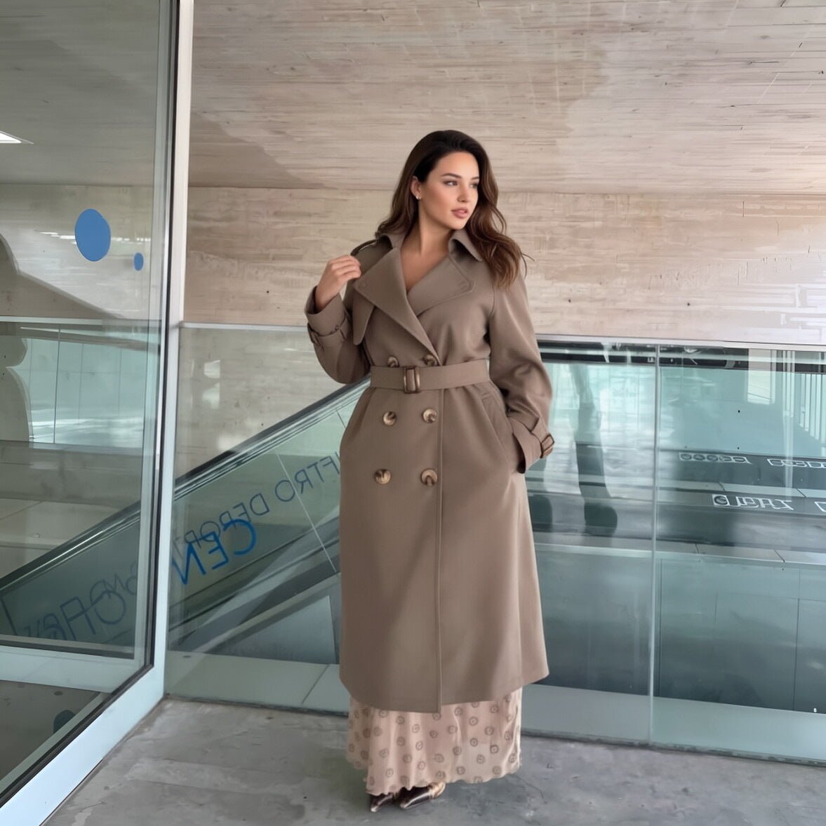 Plus Size Trench Coat – Double Breasted Trench Coat UK