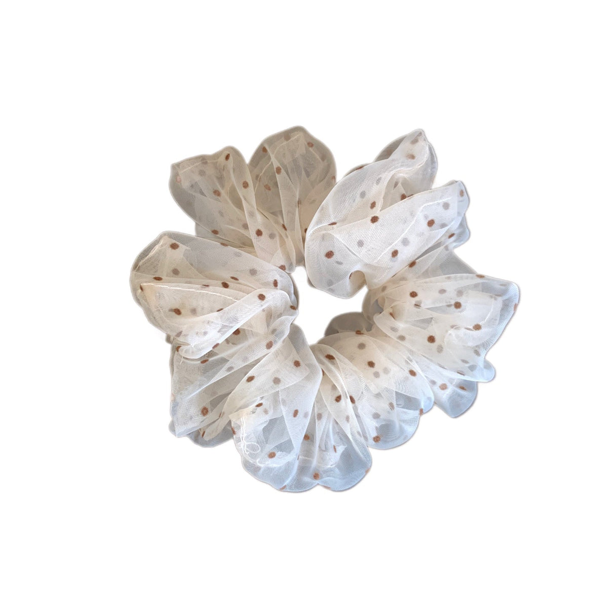 Polka Dot Scrunchie Hair Tie（MAC464） - Mariam's Collection
