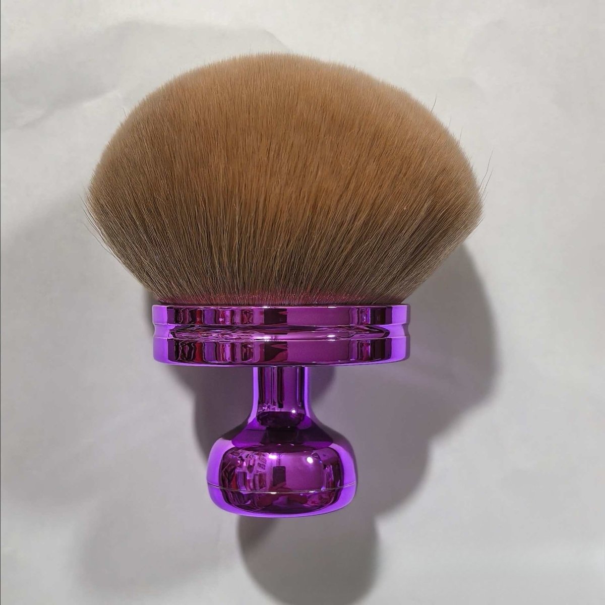 Portable Multi - Use Mushroom Head Powder & Blush Brush (MMU040) - Mariam's Collection