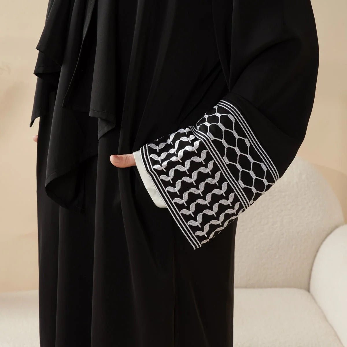 Prayer Abaya With Integrated Headscarf | Prayer Dress for Muslim Women (MJ018) - Mariam's Collection