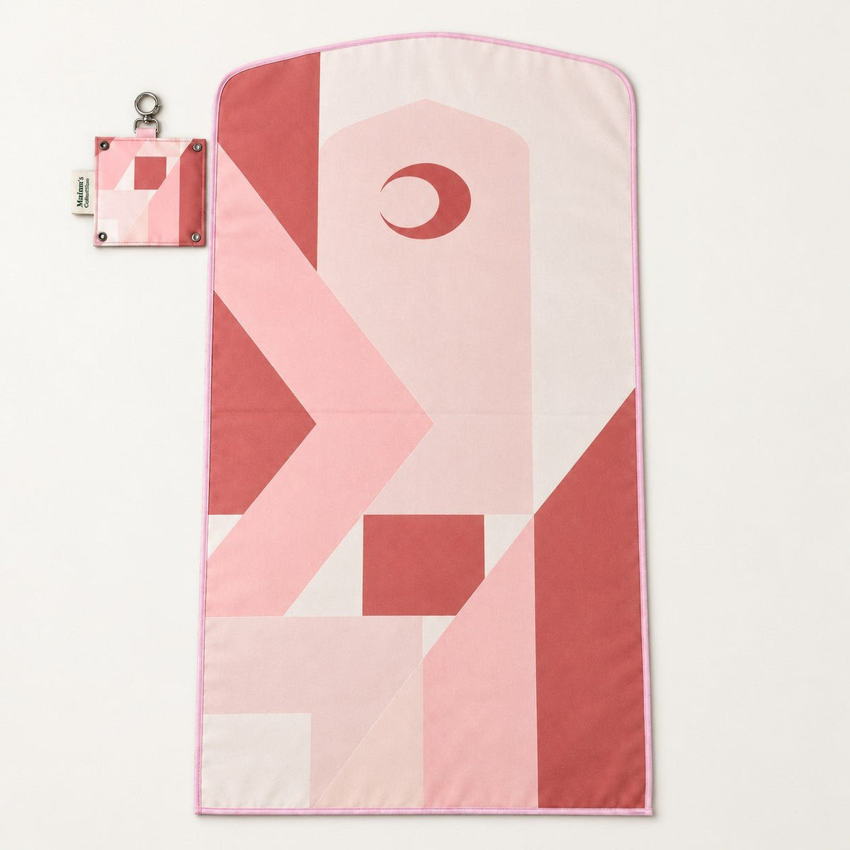 Prayer Mat Keychain – Waterproof Rollable Travel Mat (MR091) - Mariam's Collection