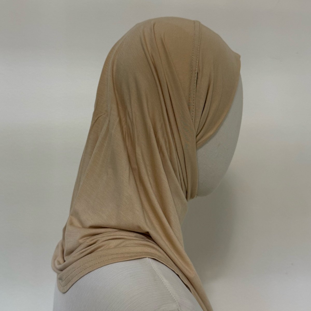 Premium Cotton Modal Hijab Undercap — Tie-Strap & Sports Friendly (MH223) - Mariam's Collection