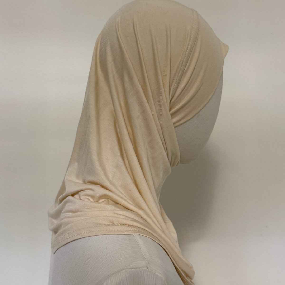 Premium Cotton Modal Hijab Undercap — Tie-Strap & Sports Friendly (MH223) - Mariam's Collection