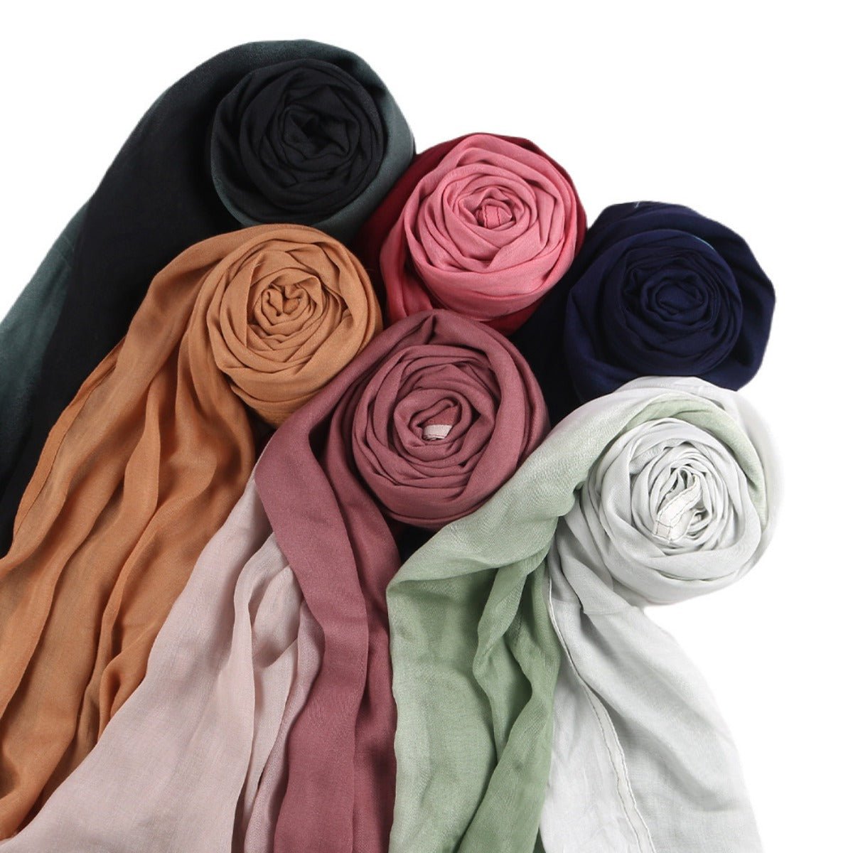 Premium Modal Cotton Headscarves Gradient Hijab Collection(MH123) - Mariam's Collection
