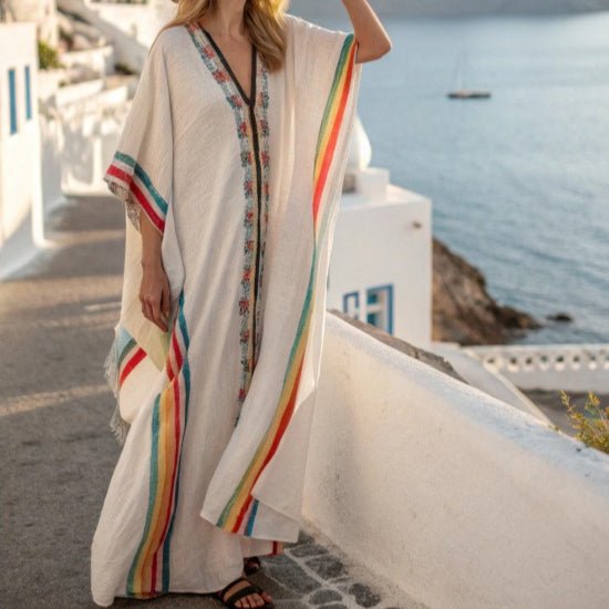 Printed Kaftan Maxi Dress(MS419) - Mariam's Collection