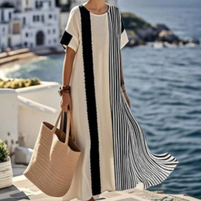 Printed Kaftan Maxi Dress(MS419) - Mariam's Collection