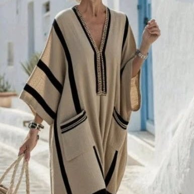 Printed Kaftan Maxi Dress(MS419) - Mariam's Collection