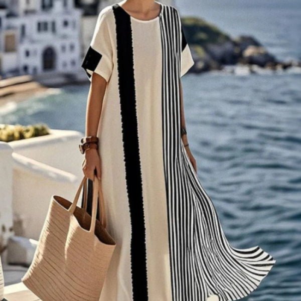 Printed Kaftan Maxi Dress(MS419) - Mariam's Collection