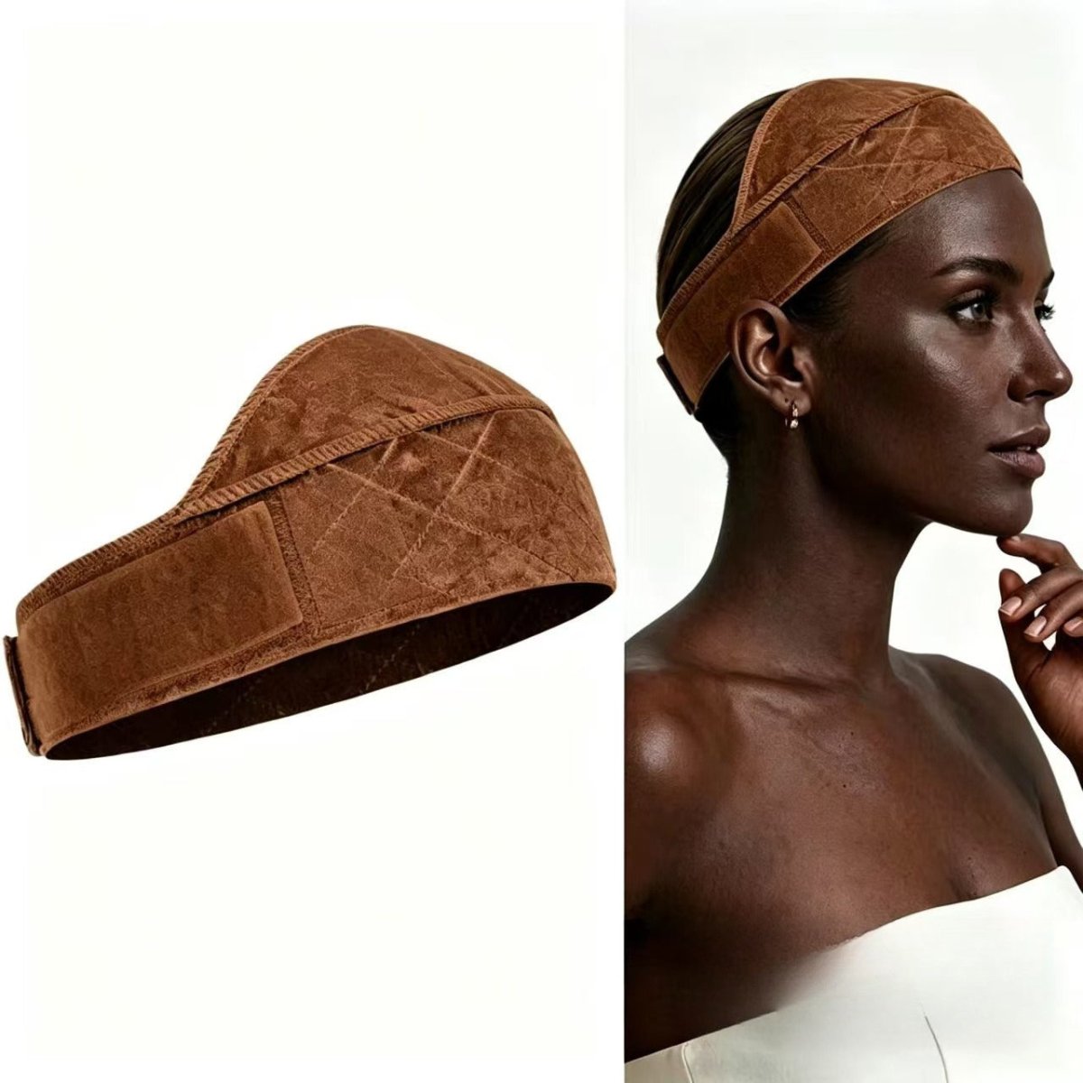 Quilted Elastic Hijab Grip Band(MAC433) - Mariam's Collection