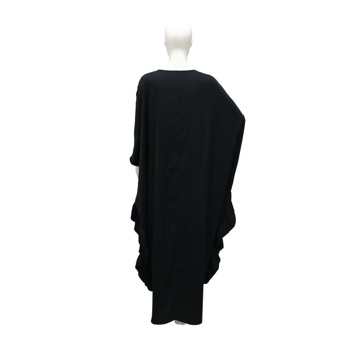 Rhinestone Embellished Butterfly Sleeve Abaya | Art Deco Kaftan Gown(MA374) - Mariam's Collection