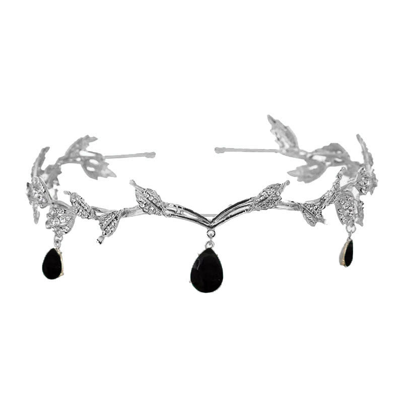 Rhinestone - Encrusted Hair Clip with Forehead Pendant Accent (MAC329) - Mariam's Collection