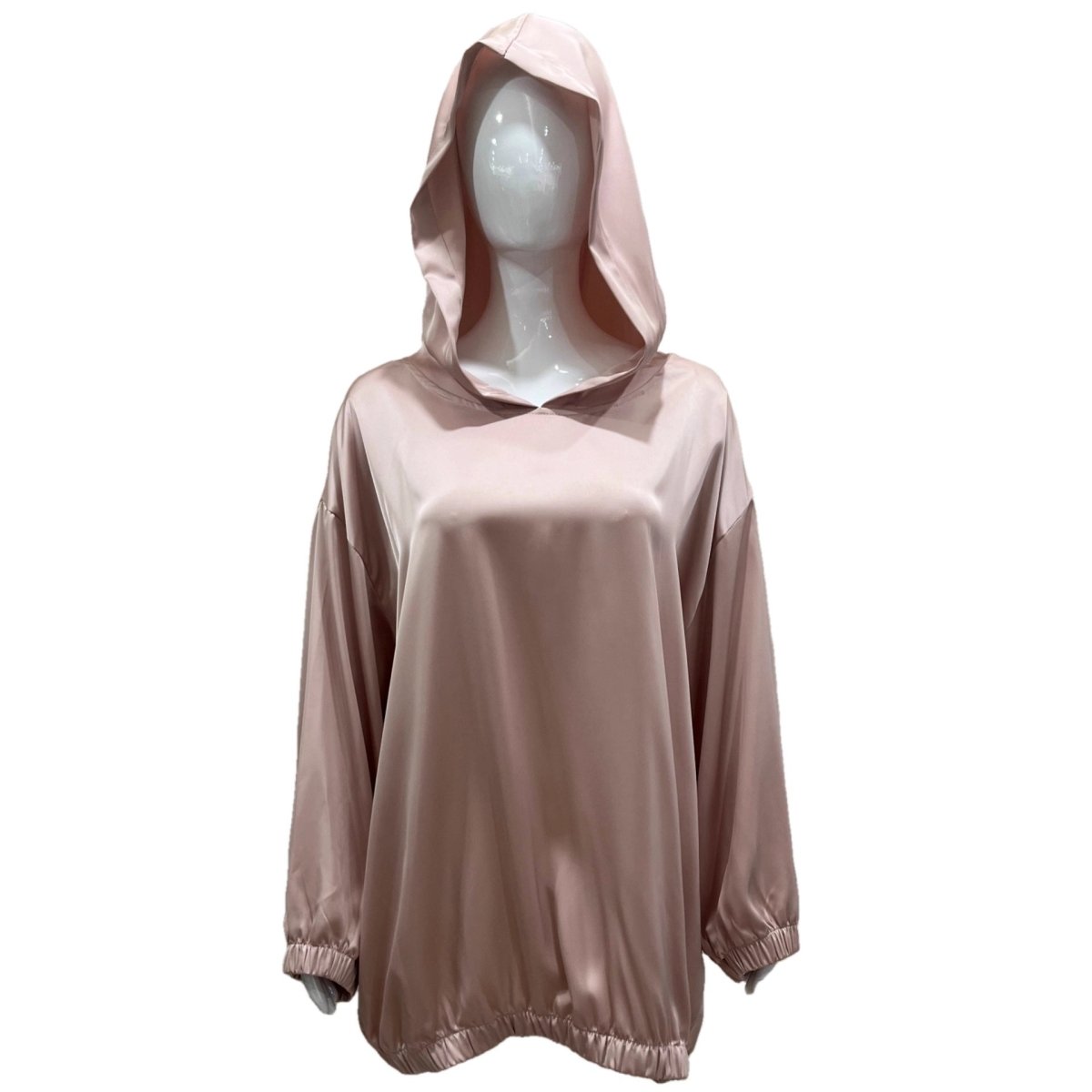 Satin Two-Piece Set Hooded Top & Maxi Skirt – Modest Satin Co-ord