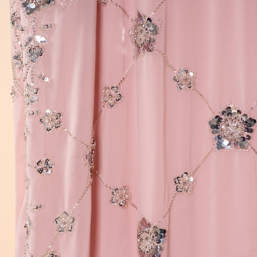 Sequin Embroidered Batwing Abaya(MA454) - Mariam's Collection