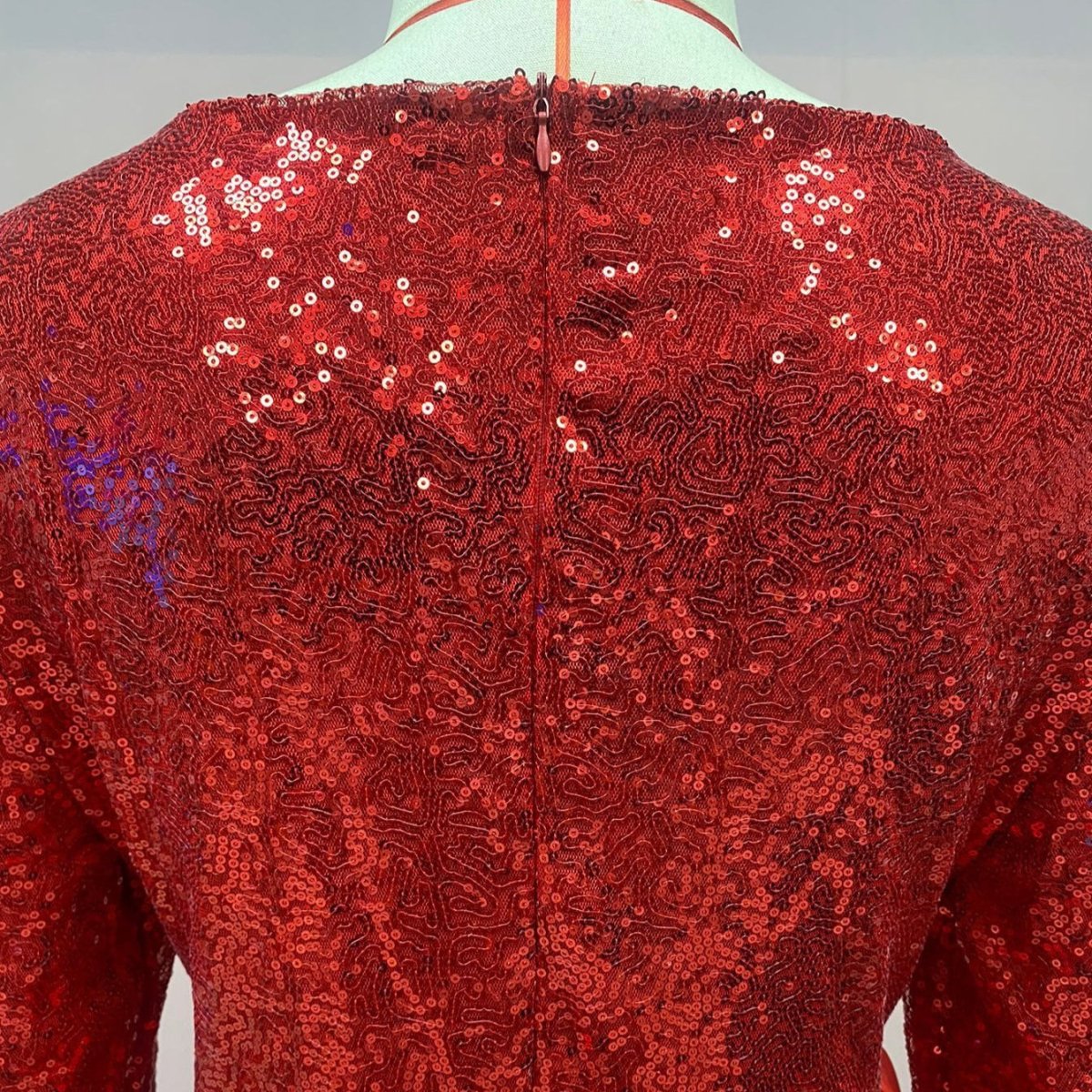 Sequin Gown Long Sleeve Fitted Maxi Dress(MS235) - Mariam's Collection