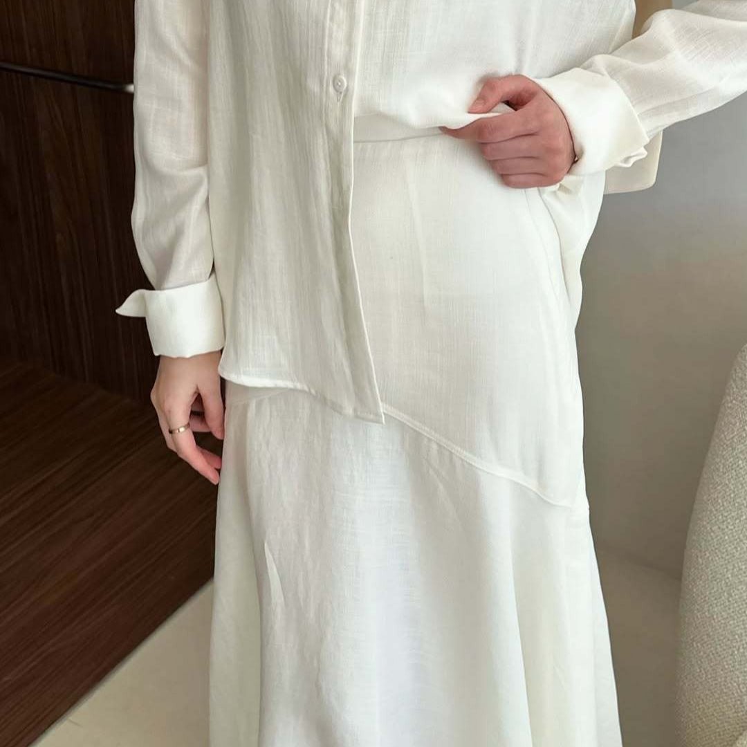 Shirt & Tiered Skirt Set(MS259) - Mariam's Collection