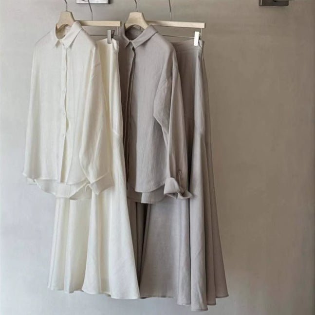 Shirt & Tiered Skirt Set(MS259) - Mariam's Collection