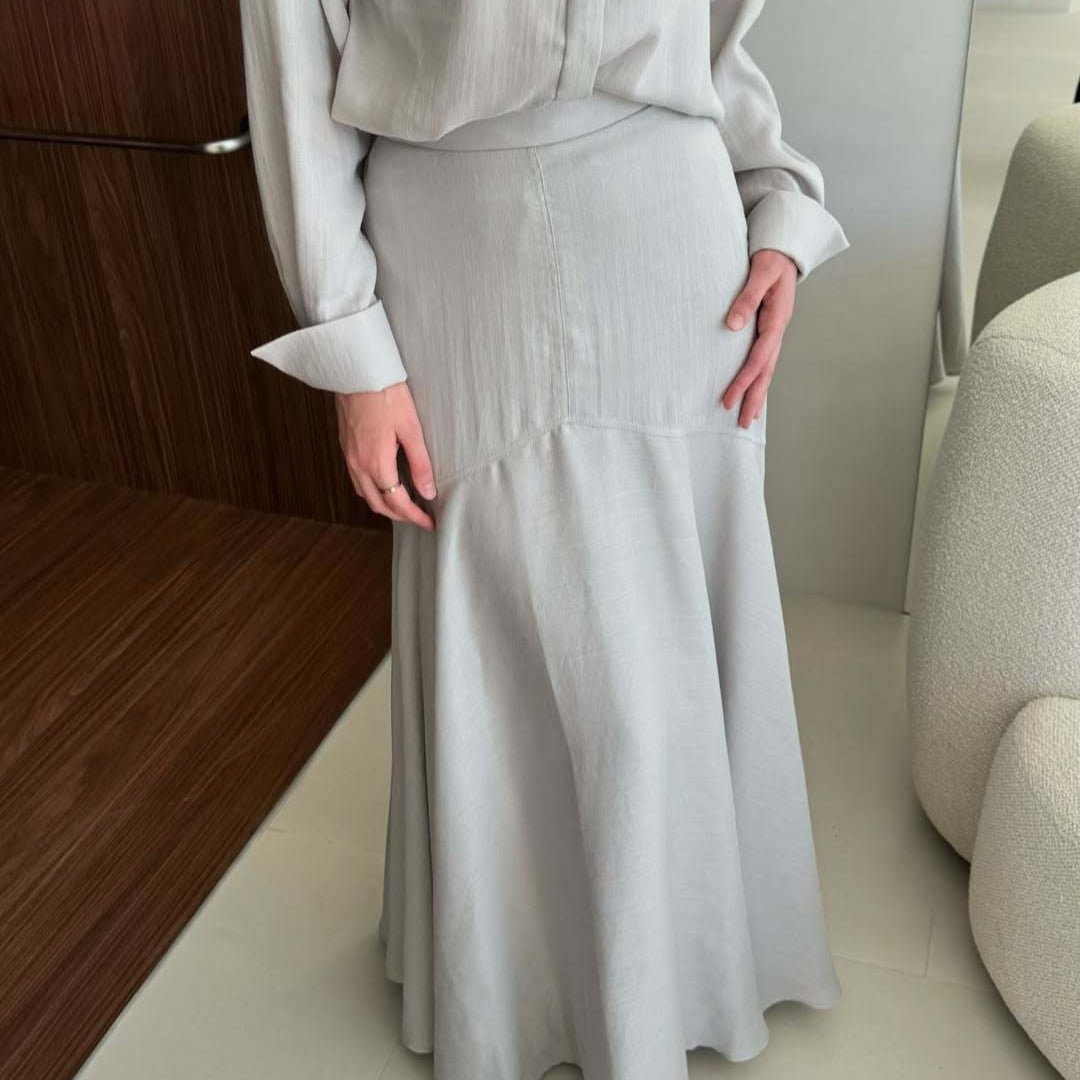 Shirt & Tiered Skirt Set(MS259) - Mariam's Collection