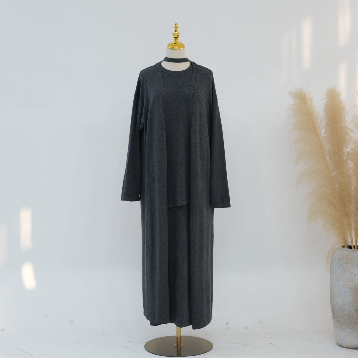 Soft Knit Three - Piece Set(MOA284) - Mariam's Collection