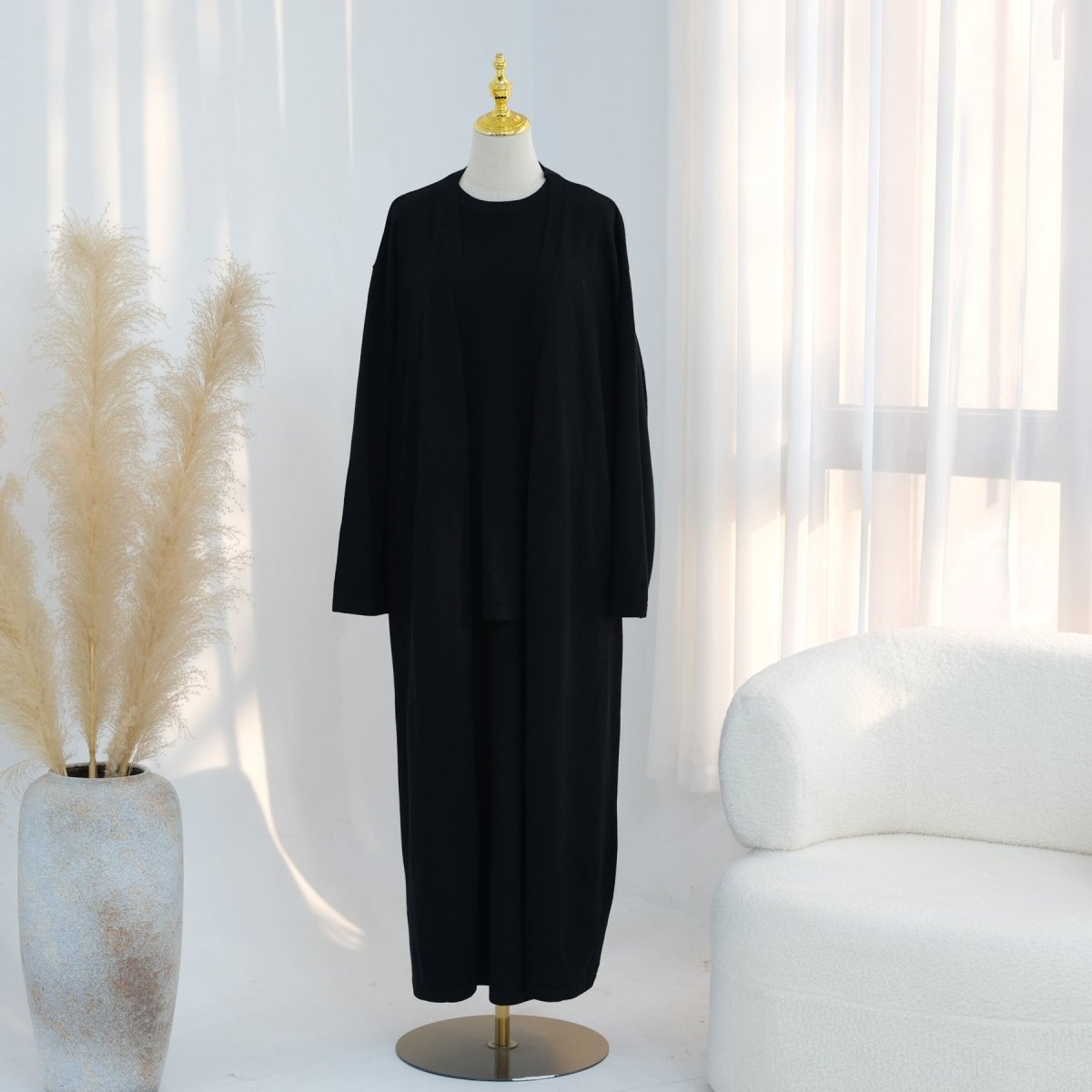 Soft Knit Three - Piece Set(MOA284) - Mariam's Collection