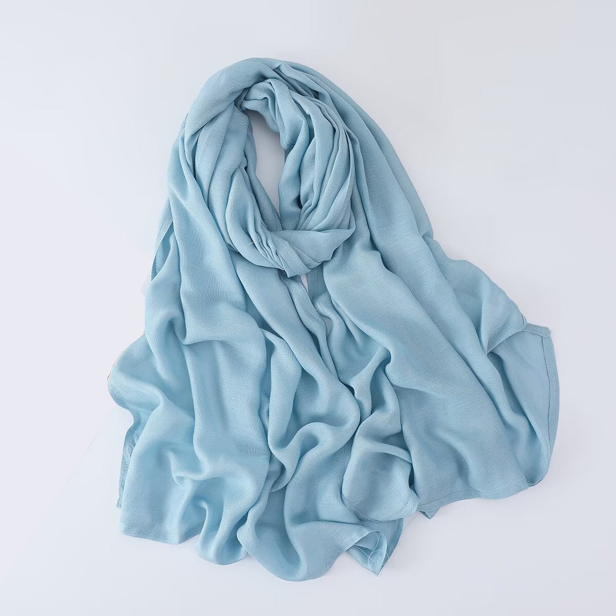 Solid Color Minimalist Versatile Soft Hijab‌ (MH170) - Mariam's Collection