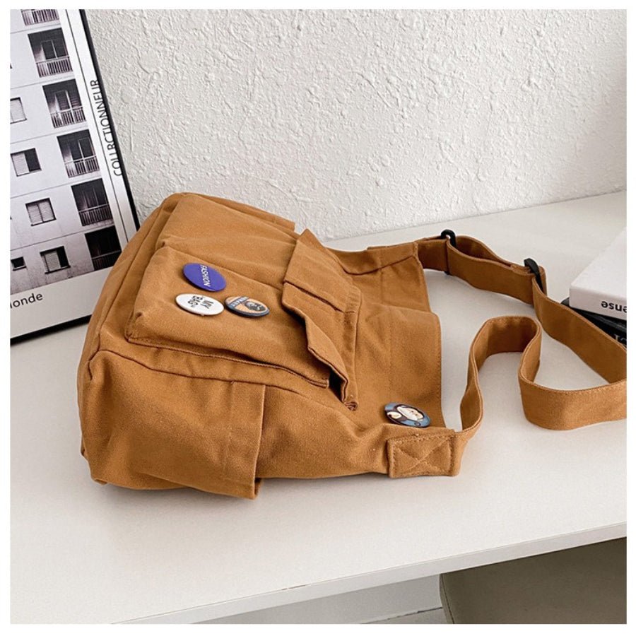 Spacious Multi-Pocket Shoulder Tote（MAC465） - Mariam's Collection
