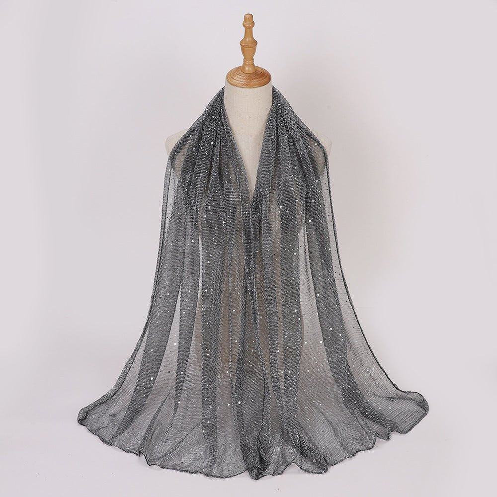 Sparkle Hijab Scarf(MH205) - Mariam's Collection