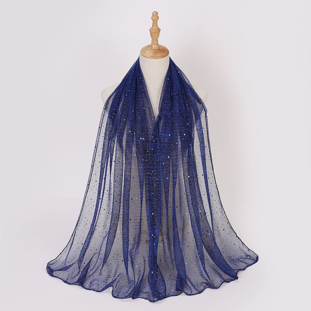 Sparkle Hijab Scarf(MH205) - Mariam's Collection
