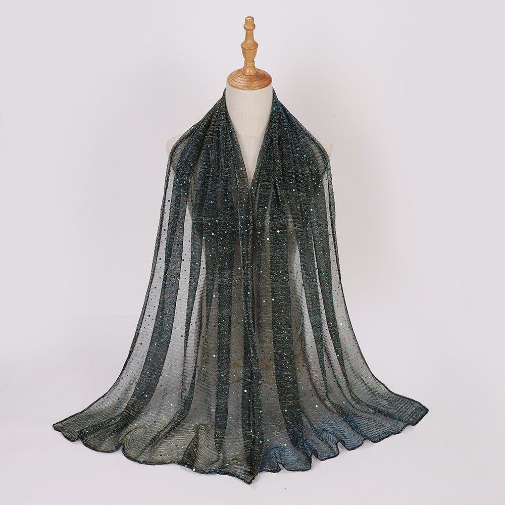 Sparkle Hijab Scarf(MH205) - Mariam's Collection