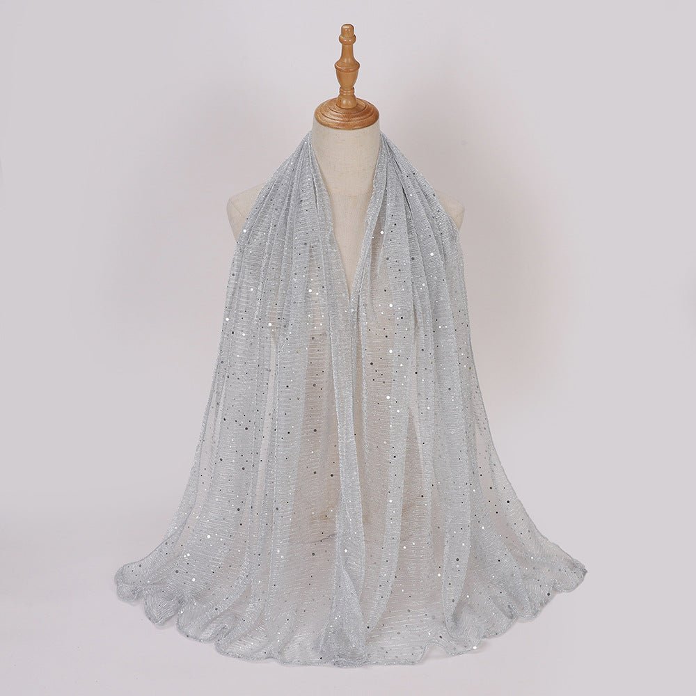 Sparkle Hijab Scarf(MH205) - Mariam's Collection