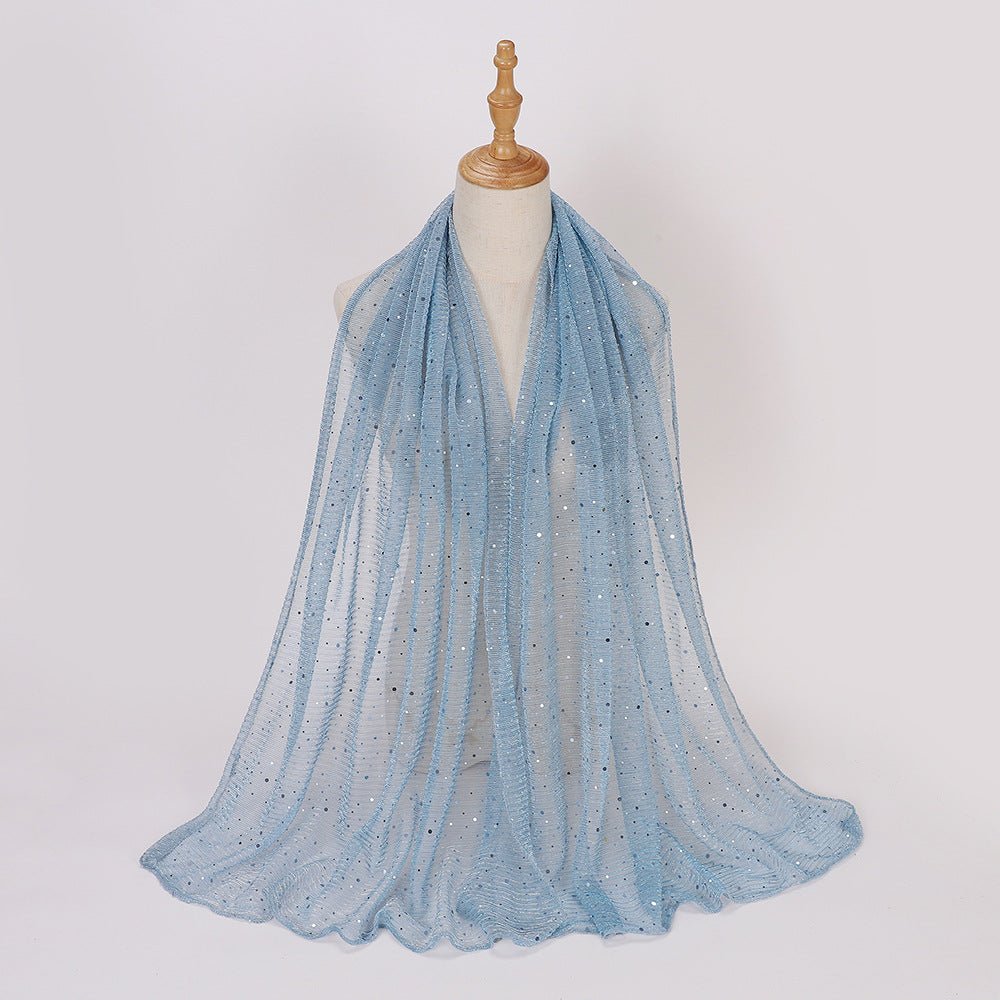 Sparkle Hijab Scarf(MH205) - Mariam's Collection