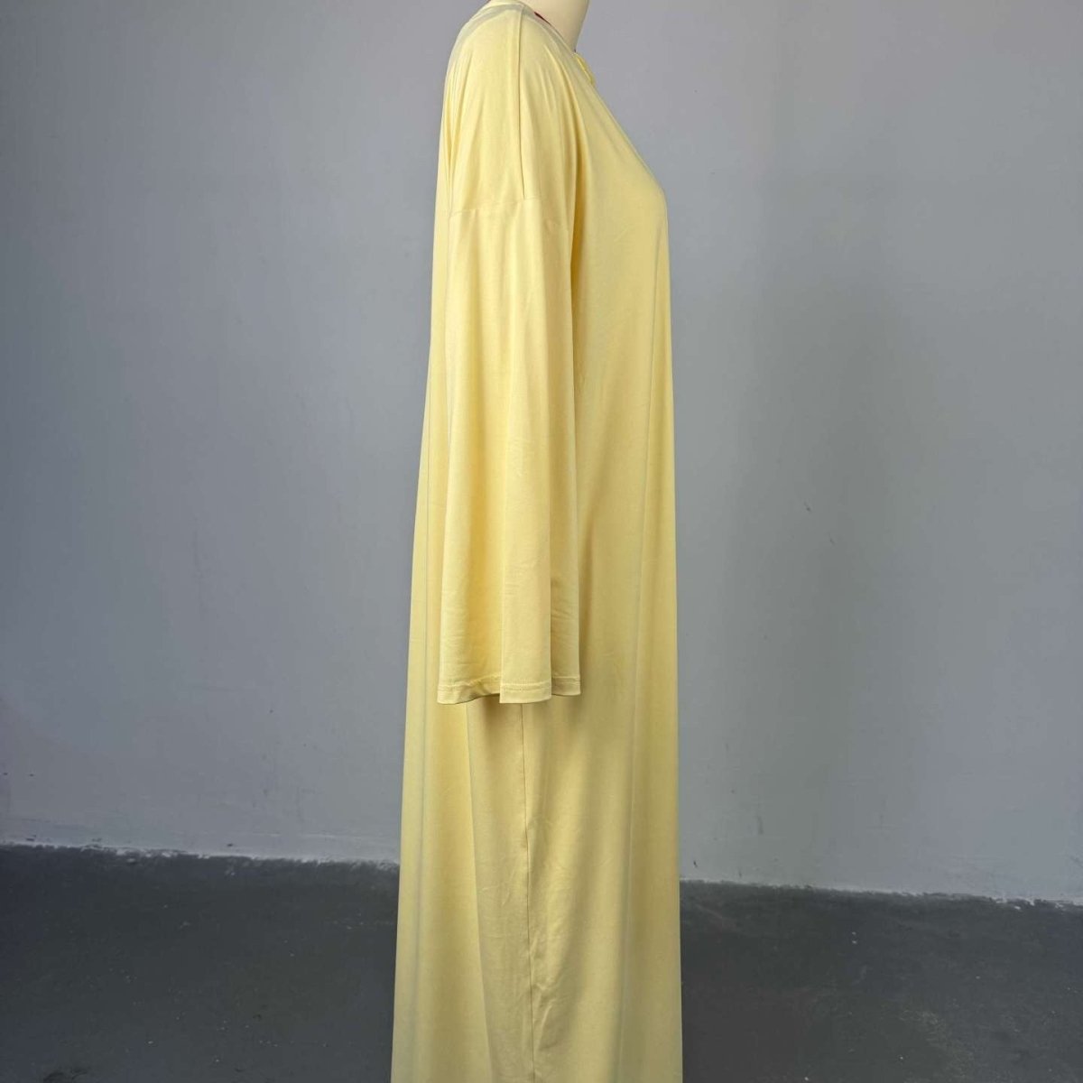 Three - Piece Cape Cardigan Set | Crop Top & Wide - Leg Pants Outfit(MS258) - Mariam's Collection