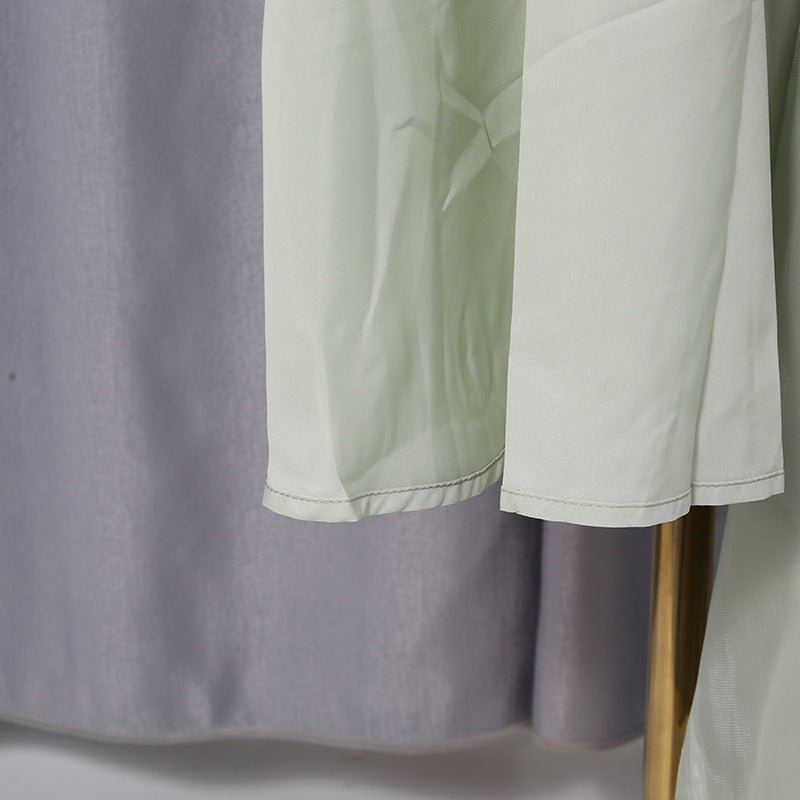 Tiered Ruffle Gown with Pintuck Bodice(MS256) - Mariam's Collection