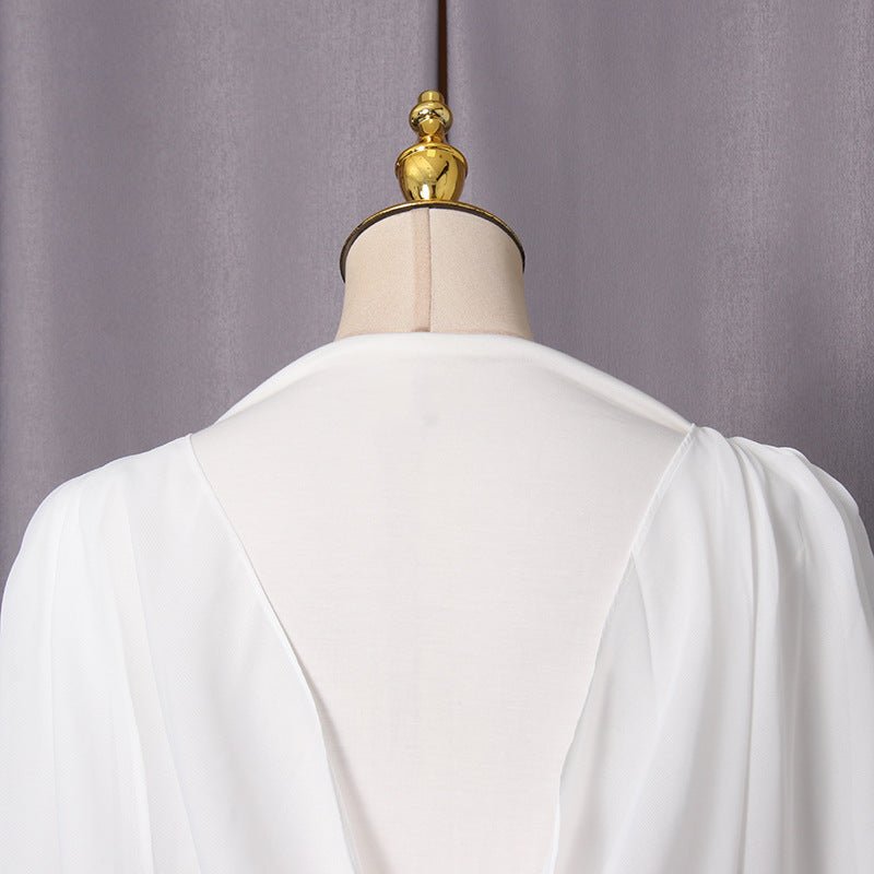 Twisted Drape Maxi Dress(MS364) - Mariam's Collection