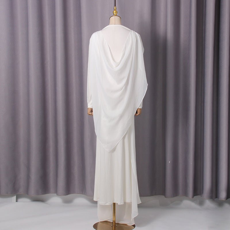 Twisted Drape Maxi Dress(MS364) - Mariam's Collection
