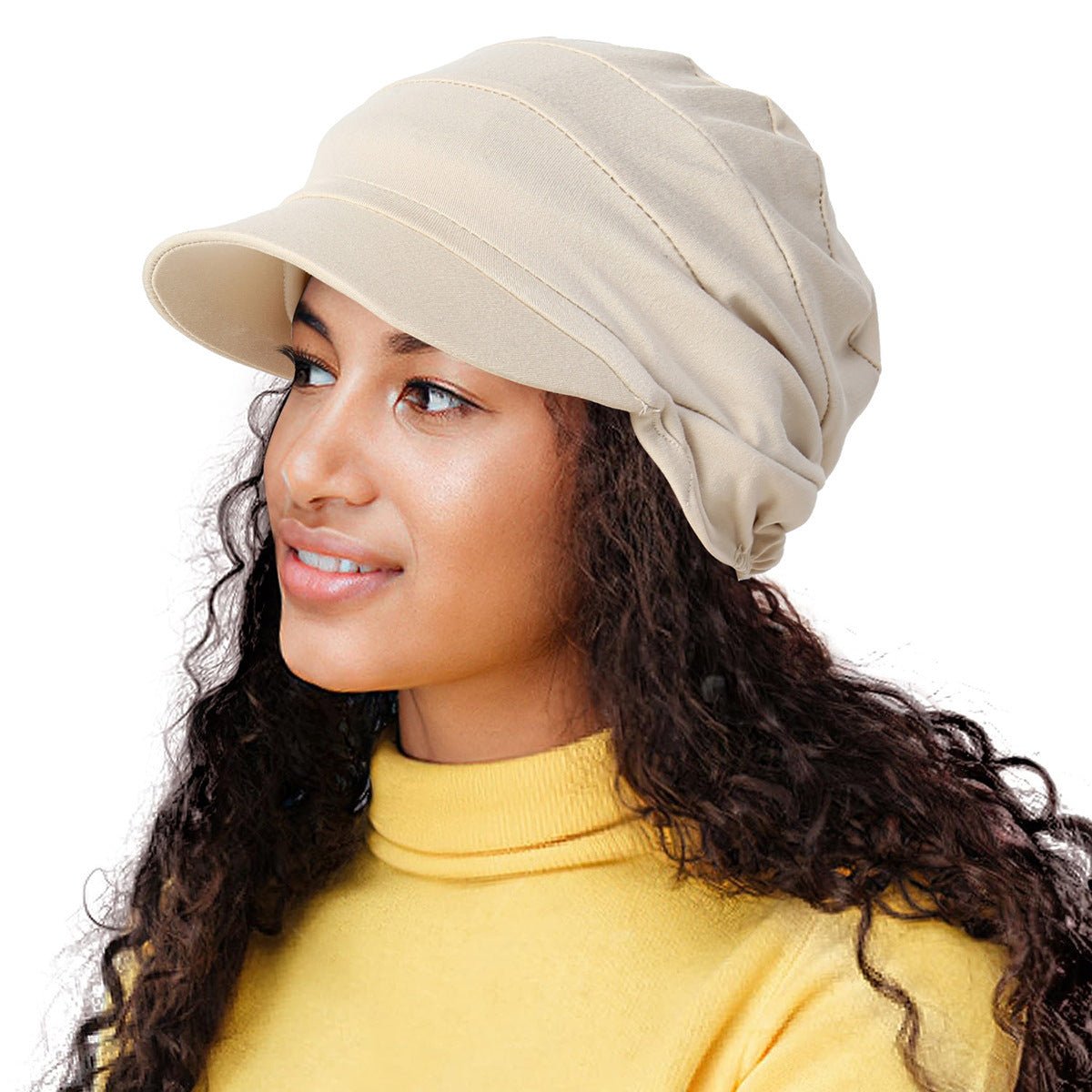 Versatile Hijab, Bottom Hat with Brim (MH108) - Mariam's Collection