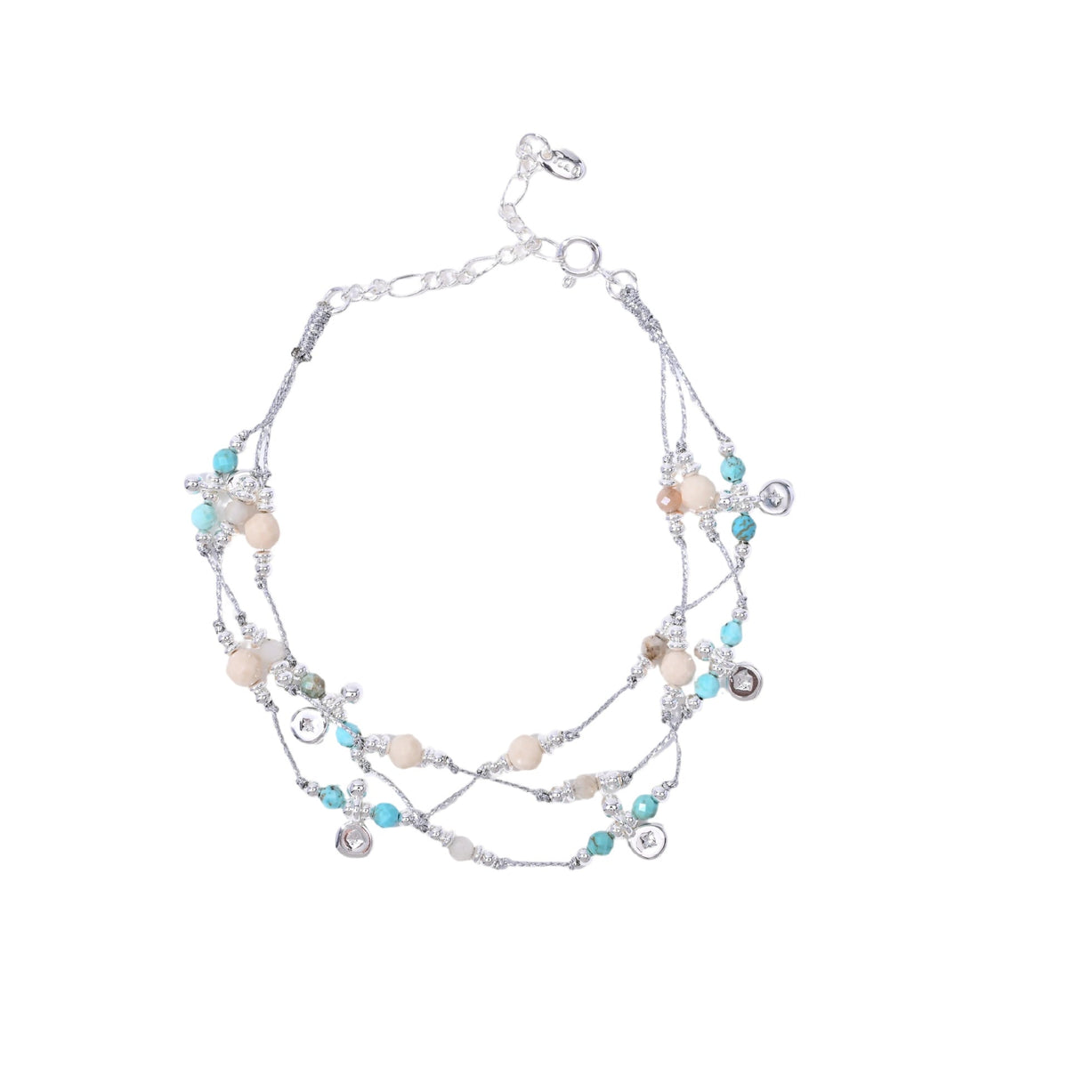 Vintage Bohemian Beaded Cord Bracelet（MAC462） - Mariam's Collection